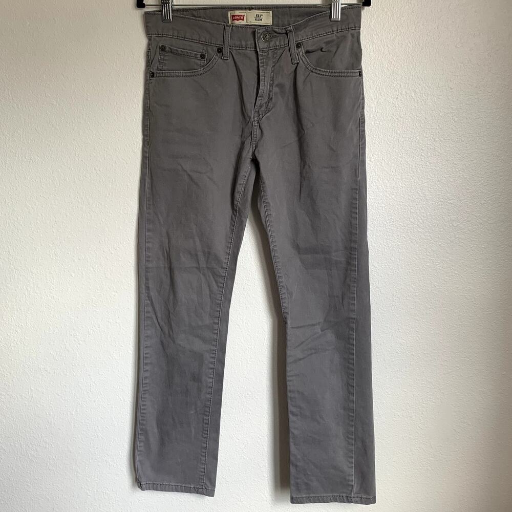 5/$25 Levi's Gray 511 Slim Jeans‎